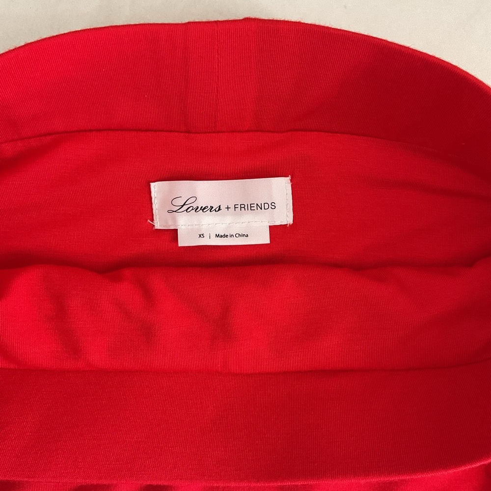 Lovers + Friends Voyage Skirt Red - Picture 5 of 8